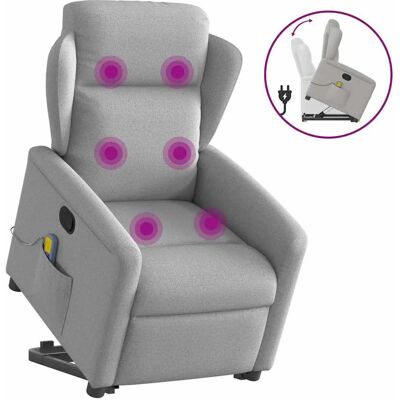 VidaXL Fauteuil - Nuage Gris - Relaxation et Massage - Publicité VidaXL Fauteuil - Nuage Gris - Relaxation et Massage - Publicité