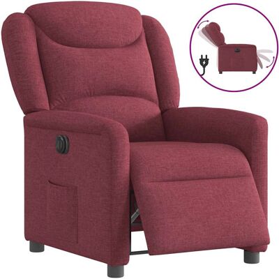 VidaXL Accentstoel - Rood, Elektrische relaxfauteuil 135° VidaXL Accentstoel - Rood, Elektrische relaxfauteuil 135°