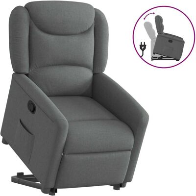 VidaXL Akzentstuhl - Dunkelgrau - Bequemer Relaxsessel VidaXL Akzentstuhl - Dunkelgrau - Bequemer Relaxsessel