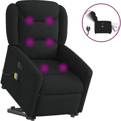 Fauteuil de massage électrique VidaXL noir - Publicité Fauteuil de massage électrique VidaXL noir - Publicité