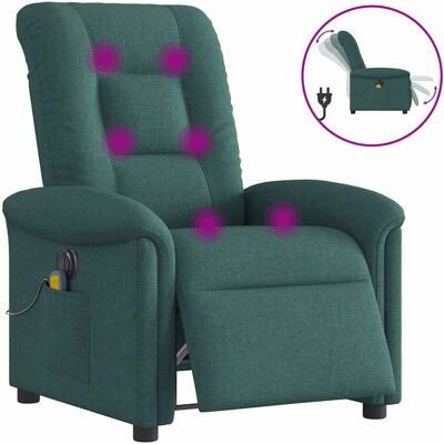 fauteuil de massage électrique vidaXL - Vert foncé - Publicité fauteuil de massage électrique vidaXL - Vert foncé - Publicité