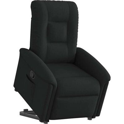 vidaXL Schwarzer Relaxsessel mit Aufstehhilfe vidaXL Schwarzer Relaxsessel mit Aufstehhilfe