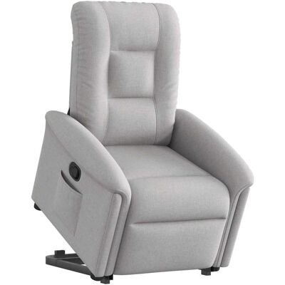vidaXL - Fauteuil relax avec aide à la montée - Gris nuage - Publicité vidaXL - Fauteuil relax avec aide à la montée - Gris nuage - Publicité