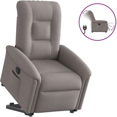 Chaise d'accent VidaXL - Taupe Réclinable électrique - Publicité Chaise d'accent VidaXL - Taupe Réclinable électrique - Publicité