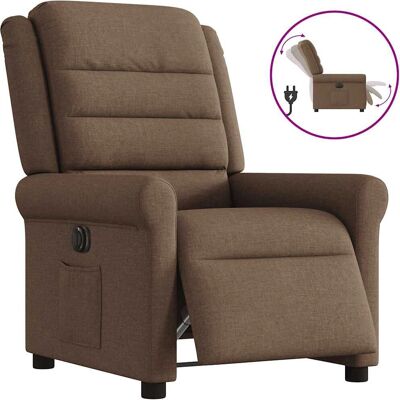 VidaXL Fauteuil Accent - Relax électrique Marron - Publicité VidaXL Fauteuil Accent - Relax électrique Marron - Publicité