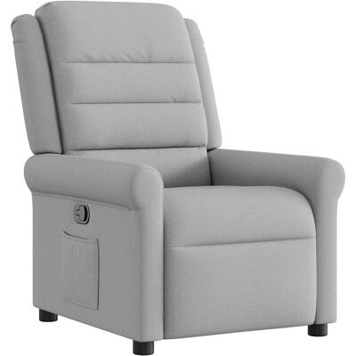 VidaXL Fauteuil Accent - Gris Nuage - Reclinable Électrique - Publicité VidaXL Fauteuil Accent - Gris Nuage - Reclinable Électrique - Publicité