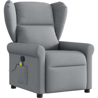 VidaXL Sessel - Elektrischer Massagesessel - Grau VidaXL Sessel - Elektrischer Massagesessel - Grau