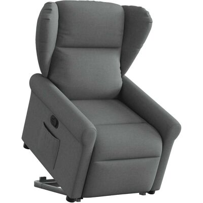 VidaXL Sessel - Dunkelgrau - Relaxsessel mit Aufstehhilfe VidaXL Sessel - Dunkelgrau - Relaxsessel mit Aufstehhilfe