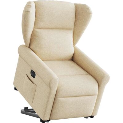 VidaXL Accentstoel - Crème, 3303402 - Relaxfauteuil VidaXL Accentstoel - Crème, 3303402 - Relaxfauteuil