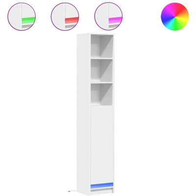 vidaXL Wit 36x32,5x200 cm LED Dressoir - Dressoir vidaXL Wit 36x32,5x200 cm LED Dressoir - Dressoir