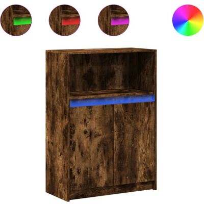 vidaXL Modell 852163 Räuchereiche LED Dressoir - Sideboard vidaXL Modell 852163 Räuchereiche LED Dressoir - Sideboard