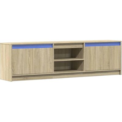 vidaXL Sonoma Eiche 100x34x50 cm LED TV Möbel vidaXL Sonoma Eiche 100x34x50 cm LED TV Möbel