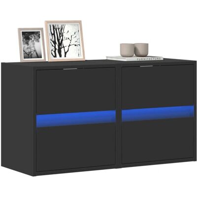 vidaXL TV- seinähylly LED-valoilla - 41 x 31 x 45 cm vidaXL TV- seinähylly LED-valoilla - 41 x 31 x 45 cm