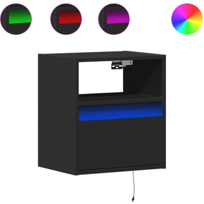 vidaXL 852328 Wand-TV-Schrank mit LED-Beleuchtung - TV-Schrank vidaXL 852328 Wand-TV-Schrank mit LED-Beleuchtung - TV-Schrank