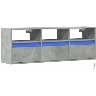 Armário de parede para tv VIDAXL Cinzeto Madeira 130 x 31 x 45 cm - TV Wall Cabinet - Publicité Armário de parede para tv VIDAXL Cinzeto Madeira 130 x 31 x 45 cm - TV Wall Cabinet - Publicité