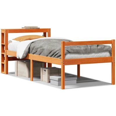 vidaXL Bettrahmen mit Kopfteil - Senior - 75x190 cm vidaXL Bettrahmen mit Kopfteil - Senior - 75x190 cm