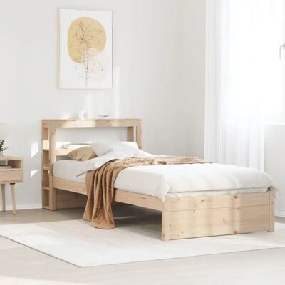 vidaXL Kleine eenpersoonsbedframe van dennenhout 75x190cm vidaXL Kleine eenpersoonsbedframe van dennenhout 75x190cm