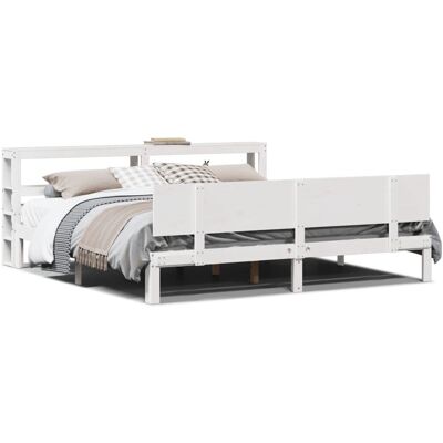 vidaXL Bettgestell mit Kopfteil - Massivholz Super King vidaXL Bettgestell mit Kopfteil - Massivholz Super King
