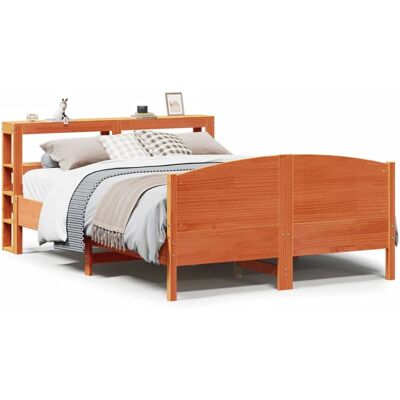 vidaXL Bedframe met hoofdbord - Rustiek 120x200 cm - bed frame vidaXL Bedframe met hoofdbord - Rustiek 120x200 cm - bed frame
