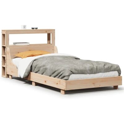 vidaXL Bettrahmen mit Kopfteil - Bett 120x190 cm - Rustikaler Stil vidaXL Bettrahmen mit Kopfteil - Bett 120x190 cm - Rustikaler Stil