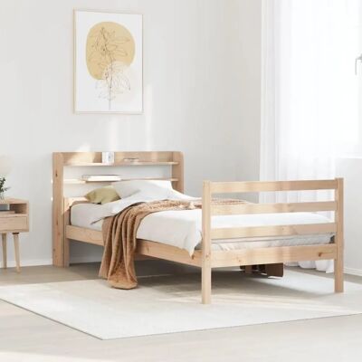 vidaXL Massiivipuun sänkykehys ja pääty - 100x200cm vidaXL Massiivipuun sänkykehys ja pääty - 100x200cm
