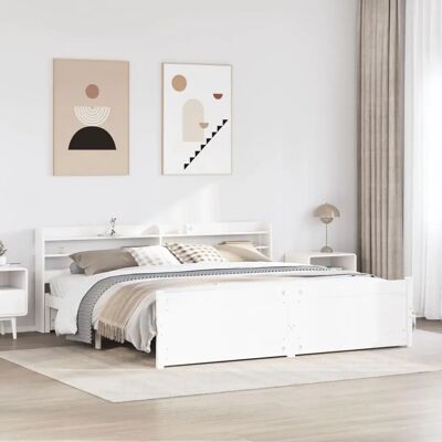 Laten we slapen in een stevig houten bed! - Bed Frame Laten we slapen in een stevig houten bed! - Bed Frame