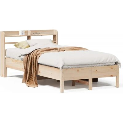 vidaXL Sänkykehys luonnollisesta mäntypuusta 160x200cm - Sänkykehys vidaXL Sänkykehys luonnollisesta mäntypuusta 160x200cm - Sänkykehys
