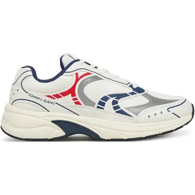 Tommy Jeans EM0EM01569 Turnschuhe - Casual, Blau & Weiß, Niedrigschnitt Tommy Jeans EM0EM01569 Turnschuhe - Casual, Blau & Weiß, Niedrigschnitt