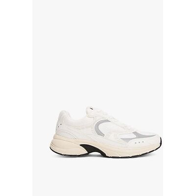 Baskets Tommy Jeans Archive25 Blanc Gris Femme - 40 - Chaussures - Publicité Baskets Tommy Jeans Archive25 Blanc Gris Femme - 40 - Chaussures - Publicité