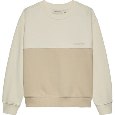 Calvin Klein Kids' Sweatshirt en Coton à Bloc de Couleurs - Sweatshirt - Publicité Calvin Klein Kids' Sweatshirt en Coton à Bloc de Couleurs - Sweatshirt - Publicité