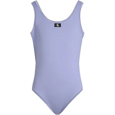 Calvin Klein Flickor Baddräkt - CK Monogram PERSIAN VIOLET 12-14 år Calvin Klein Flickor Baddräkt - CK Monogram PERSIAN VIOLET 12-14 år