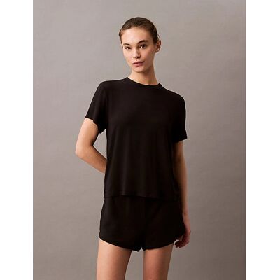 Calvin Klein Ultra Zachte Modal Dames Lounge T-Shirt - T-Shirt Calvin Klein Ultra Zachte Modal Dames Lounge T-Shirt - T-Shirt