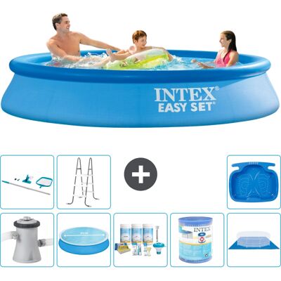 Intex - Piscina Fuori Terra 305x61 Blu - Pool - Publicité Intex - Piscina Fuori Terra 305x61 Blu - Pool - Publicité