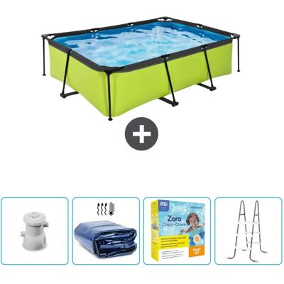EXIT Toys - CB13 - 220x150x65 cm - Piscina elevada EXIT Toys - CB13 - 220x150x65 cm - Piscina elevada