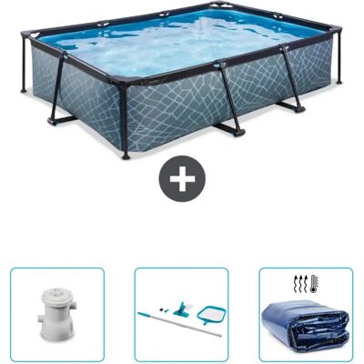 EXIT TOYS - CB81 - 300x200x65 cm - Gris - Pool EXIT TOYS - CB81 - 300x200x65 cm - Gris - Pool