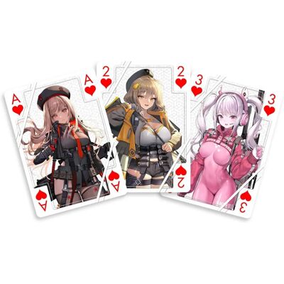 Sakami Merchandise Goddess of Victory: Nikke jeu de cartes - Jeu de 52 cartes de haute qualité - Publicité Sakami Merchandise Goddess of Victory: Nikke jeu de cartes - Jeu de 52 cartes de haute qualité - Publicité