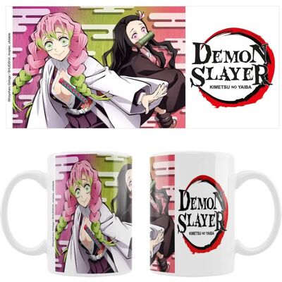 Sakami Merchandise Mitsuri & Nezuko Keramiktasse - 0,32L - Becher Sakami Merchandise Mitsuri & Nezuko Keramiktasse - 0,32L - Becher