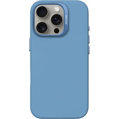 Custodia in silicone blu Decoded per iPhone 16 Pro con MagSafe - Cover Custodia in silicone blu Decoded per iPhone 16 Pro con MagSafe - Cover