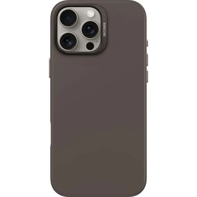 Coque Décodee Antimicrobienne en Silicone pour iPhone 16 Pro Max - MagSafe - Marron Foncé Coque Décodee Antimicrobienne en Silicone pour iPhone 16 Pro Max - MagSafe - Marron Foncé