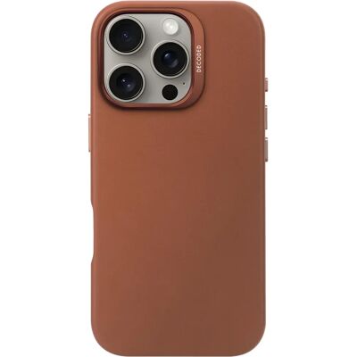 Custodia Decoded per iPhone 16 Pro in Pelle Antishock - Marrone Chiaro Custodia Decoded per iPhone 16 Pro in Pelle Antishock - Marrone Chiaro