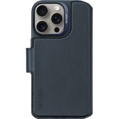 Decoded iPhone 16 Pro Leder MagSafe Hülle mit Kartenfächern Decoded iPhone 16 Pro Leder MagSafe Hülle mit Kartenfächern