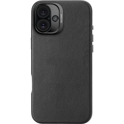 Decoded Leather iPhone 16 Plus Case - Black Decoded Leather iPhone 16 Plus Case - Black