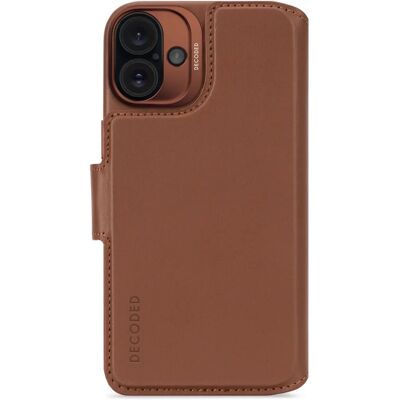 Decoded iPhone 16 Plus Leder Wallet Hülle - Stoßfest & Abnehmbar Decoded iPhone 16 Plus Leder Wallet Hülle - Stoßfest & Abnehmbar