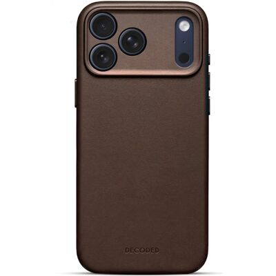 Decoded - iPhone 17 Pro Max - Marrón - Leather - Case Decoded - iPhone 17 Pro Max - Marrón - Leather - Case