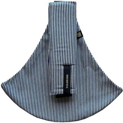 Wildride Porte bébé Indigo Stripe - Porte-bébé Enfant - Publicité Wildride Porte bébé Indigo Stripe - Porte-bébé Enfant - Publicité