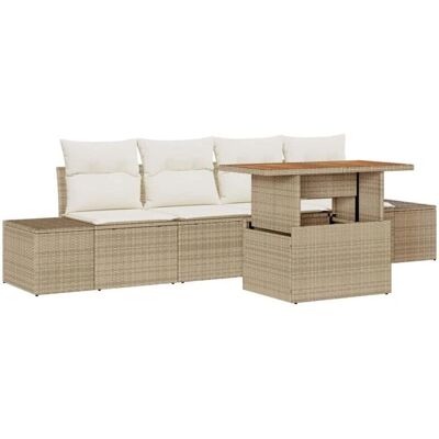 Generic - Garden5p - Beige - Tuinmeubelen set Generic - Garden5p - Beige - Tuinmeubelen set