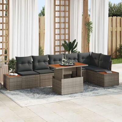 Marke Modell - Gartentisch-Set mit Kissen - Nur für Außenbereich Marke Modell - Gartentisch-Set mit Kissen - Nur für Außenbereich
