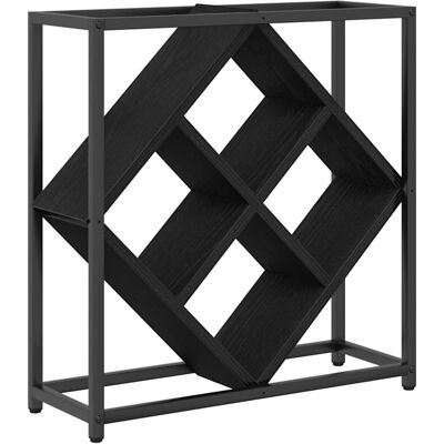 vidaXL Black Roble Wine Bottle Rack - Bottle Rack vidaXL Black Roble Wine Bottle Rack - Bottle Rack