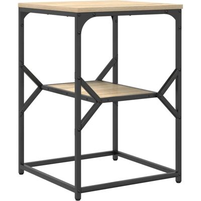 VidaXL Side Table Sonoma Oak - 41x40x60 cm - Modern Bedroom Furniture VidaXL Side Table Sonoma Oak - 41x40x60 cm - Modern Bedroom Furniture