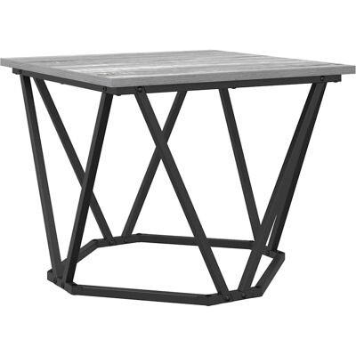 VidaXL Beistelltische 3 Stück Grau Sonoma Holz Modernes Design VidaXL Beistelltische 3 Stück Grau Sonoma Holz Modernes Design